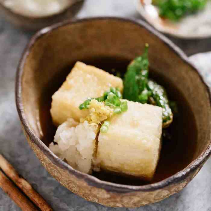 Agedashi tofu recipe taste bureau