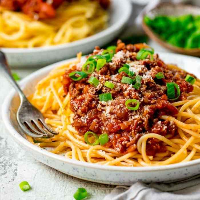 Basic spaghetti bolognese sauce recipe