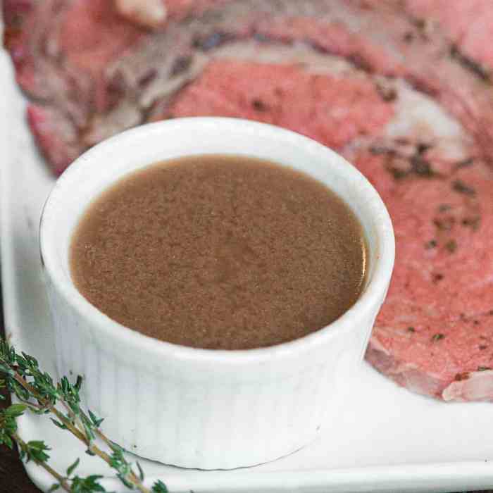 Au jus sauce recipe