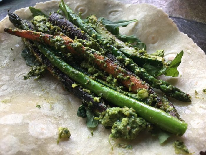 Red pepper sauce arugula pistachio pesto recipe