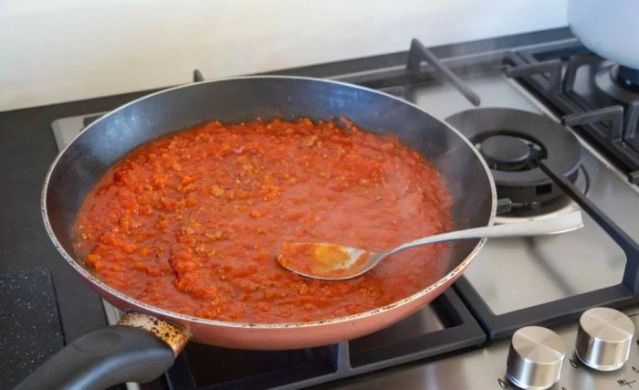 Sauce spaghetti easy homemade recipe meatless meat recipes scratch tomato cooking spagetti beef ground paste made top different food using