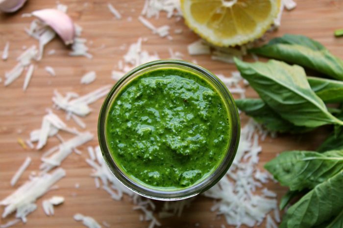 Pesto dairy nut sauce share