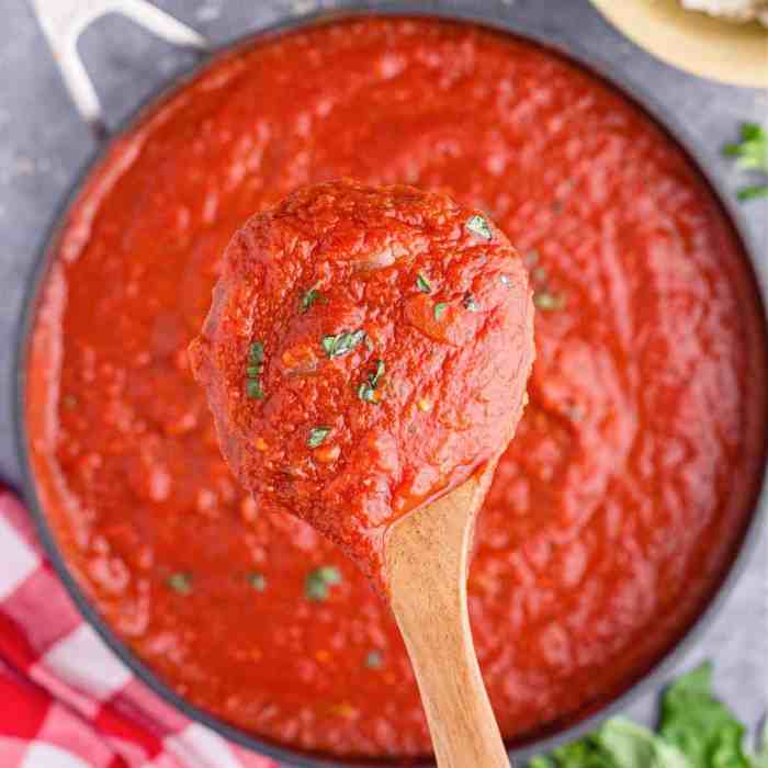 Recipes with marinara sauce