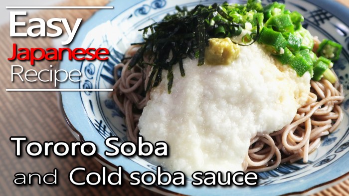 Soba sauce recipe